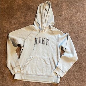 Nike Pale Blue Women's Size Small Long Sleeve Hoodie